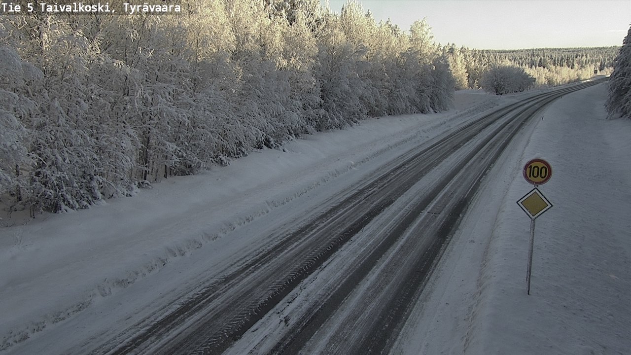 Kelikamerat Kuva Tie 5 Taivalkoski, Tyrävaara, Taivalkoski, Pohjois-Pohjanmaa