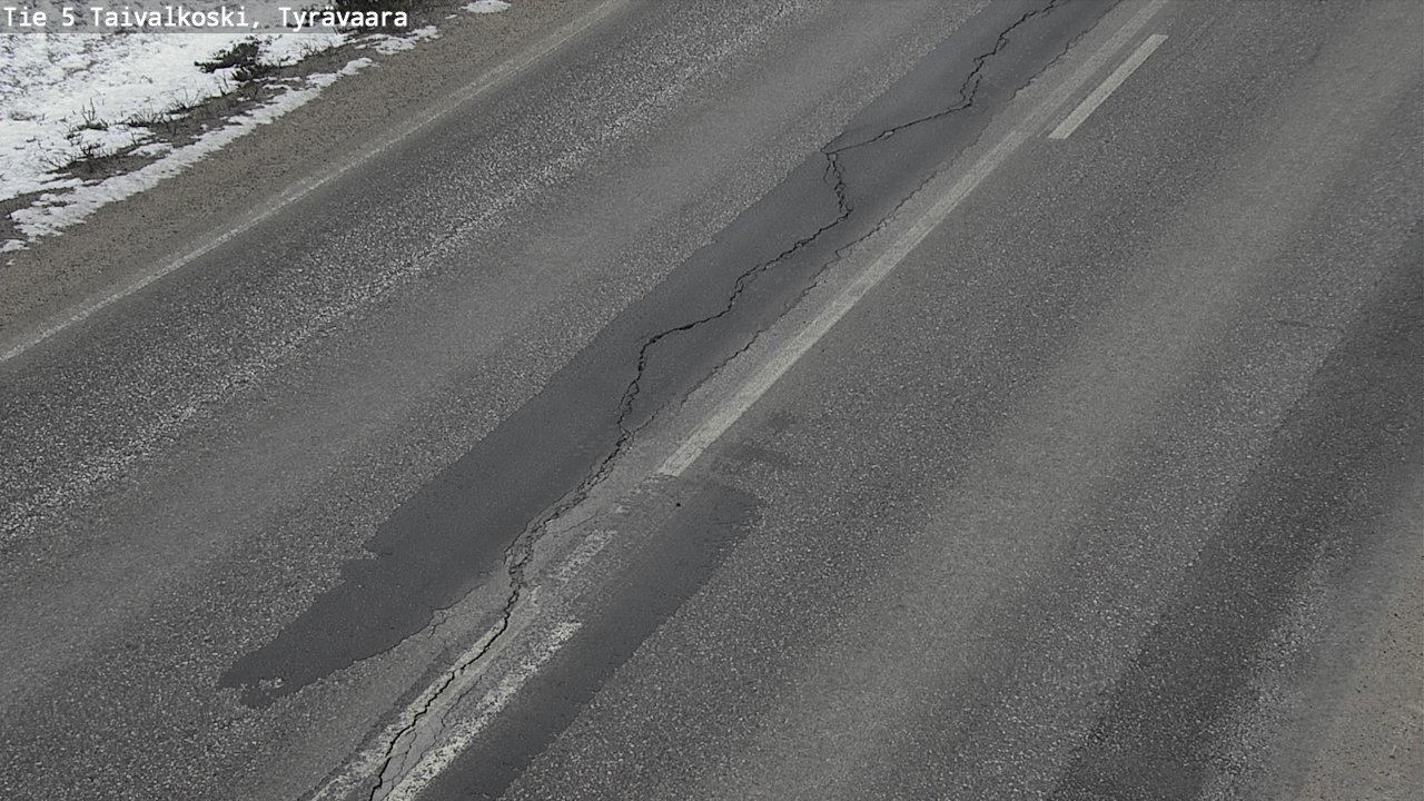 Kelikamerat Kuva Tie 5 Taivalkoski, Tyrävaara, Taivalkoski, Pohjois-Pohjanmaa