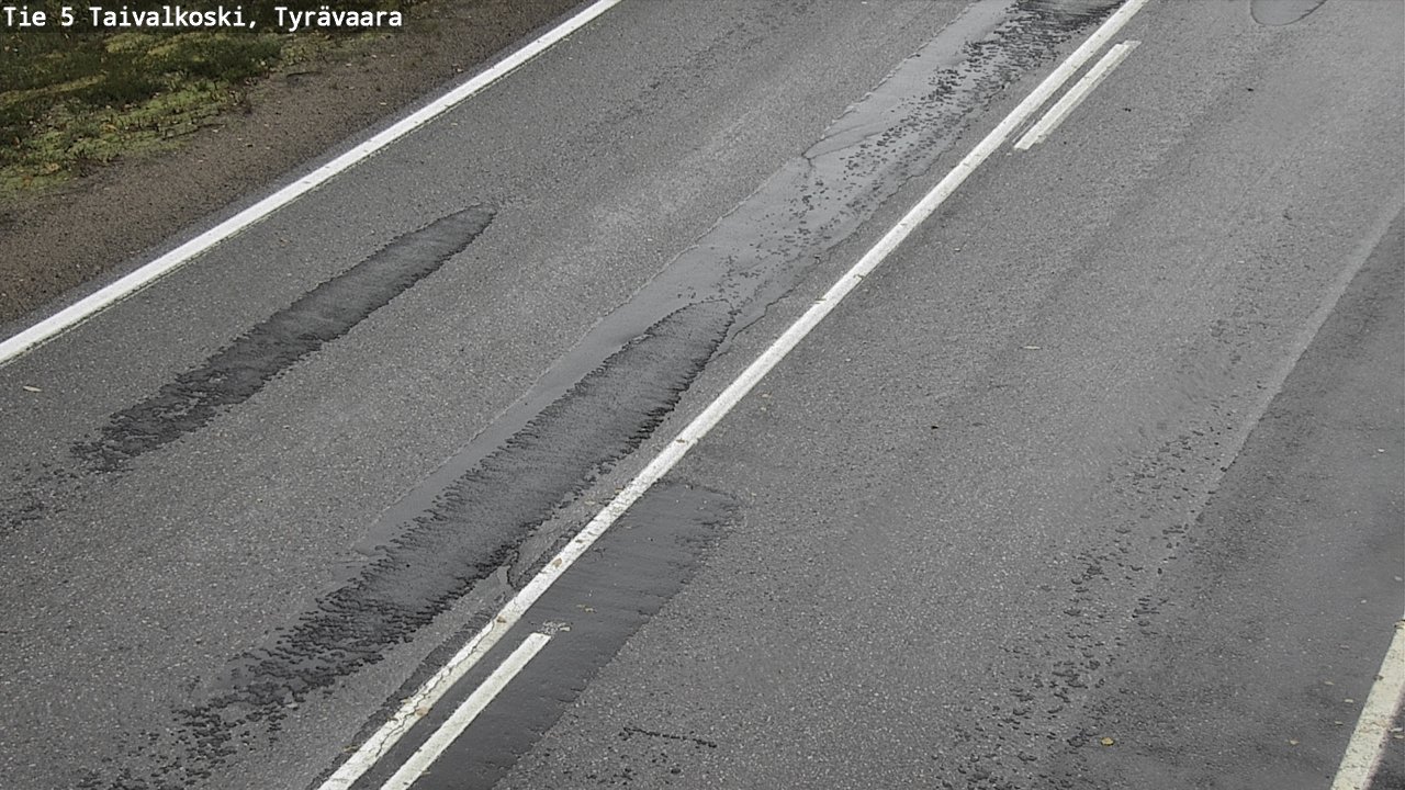 Weather Camera Image Road 5 Taivalkoski, Tyrävaara, Taivalkoski, Pohjois-Pohjanmaa