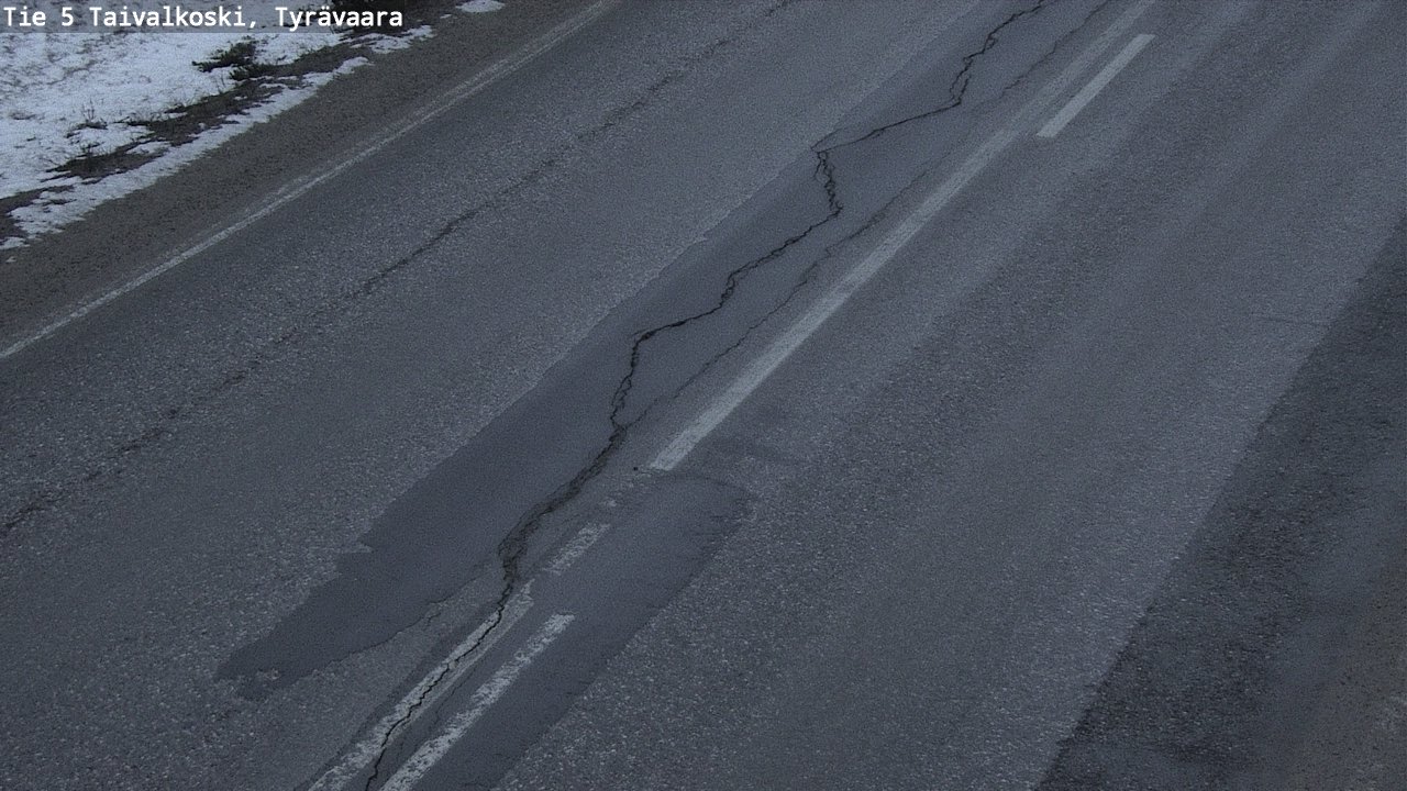 Kelikamerat Kuva Tie 5 Taivalkoski, Tyrävaara, Taivalkoski, Pohjois-Pohjanmaa