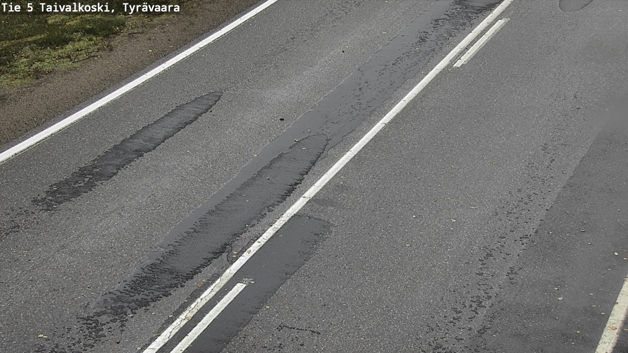 Weather Camera Image Road 5 Taivalkoski, Tyrävaara, Taivalkoski, Pohjois-Pohjanmaa