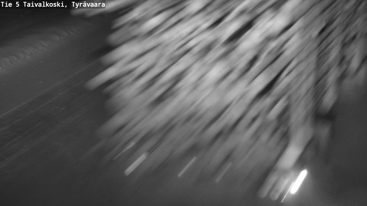 Weather Camera Image Road 5 Taivalkoski, Tyrävaara, Taivalkoski, Pohjois-Pohjanmaa