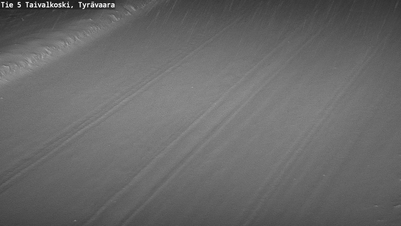Weather Camera Image Road 5 Taivalkoski, Tyrävaara, Taivalkoski, Pohjois-Pohjanmaa