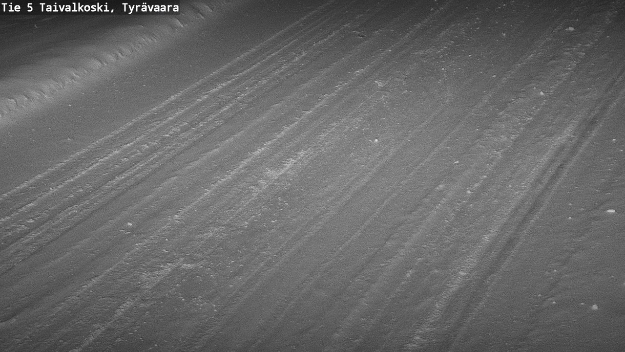 Weather Camera Image Road 5 Taivalkoski, Tyrävaara, Taivalkoski, Pohjois-Pohjanmaa
