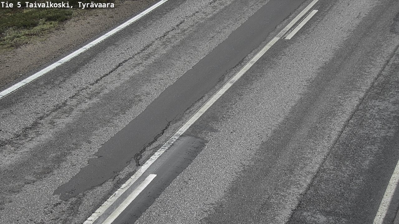 Kelikamerat Kuva Tie 5 Taivalkoski, Tyrävaara, Taivalkoski, Pohjois-Pohjanmaa