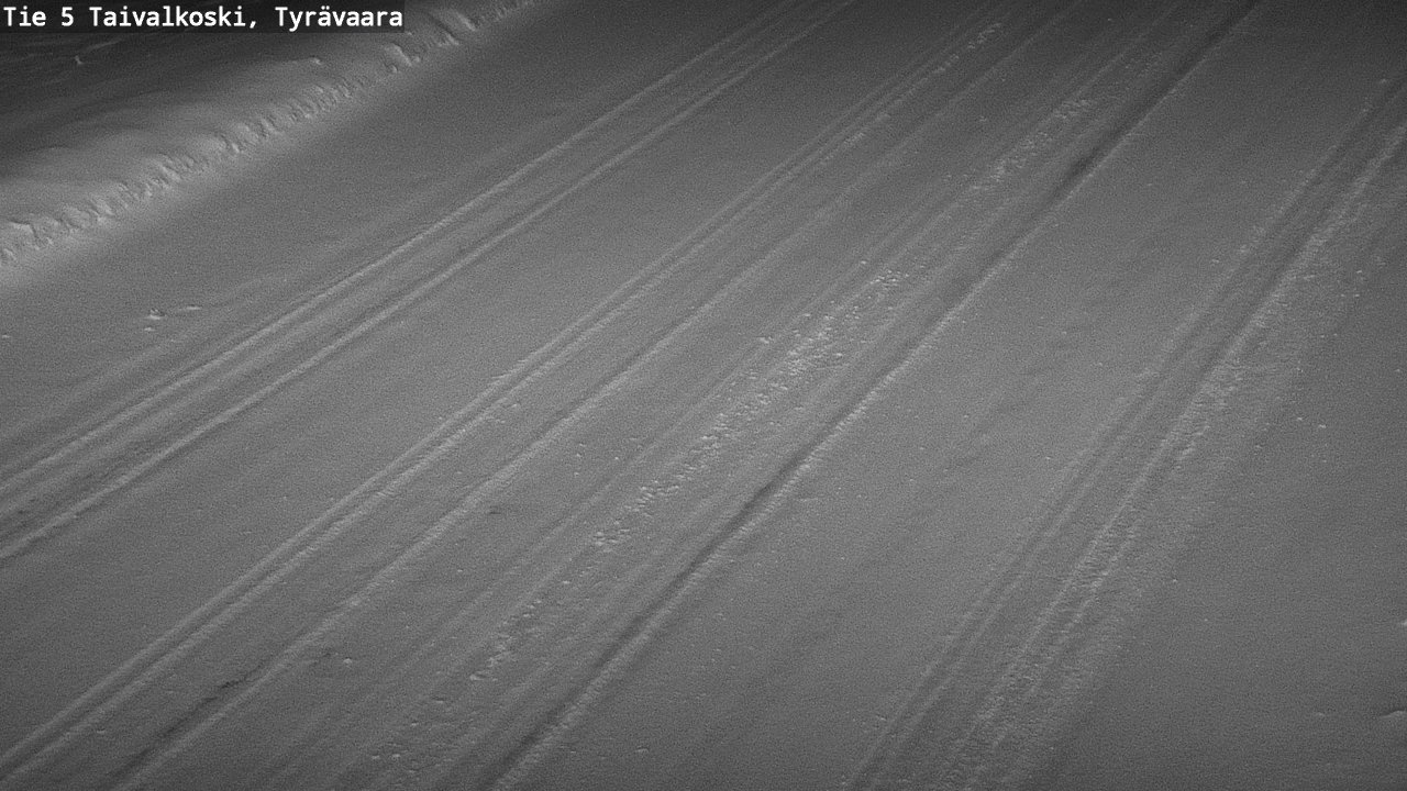 Weather Camera Image Road 5 Taivalkoski, Tyrävaara, Taivalkoski, Pohjois-Pohjanmaa