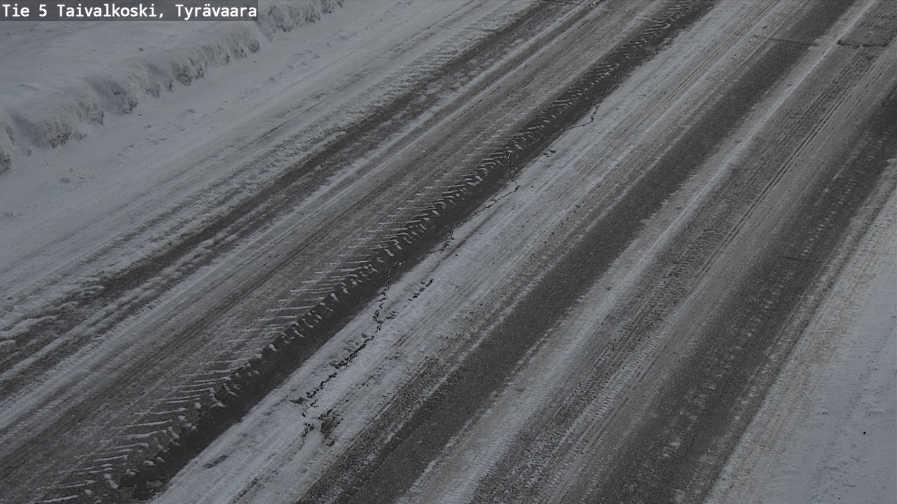 Kelikamerat Kuva Tie 5 Taivalkoski, Tyrävaara, Taivalkoski, Pohjois-Pohjanmaa