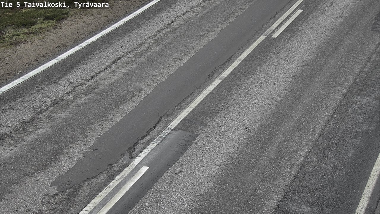 Kelikamerat Kuva Tie 5 Taivalkoski, Tyrävaara, Taivalkoski, Pohjois-Pohjanmaa