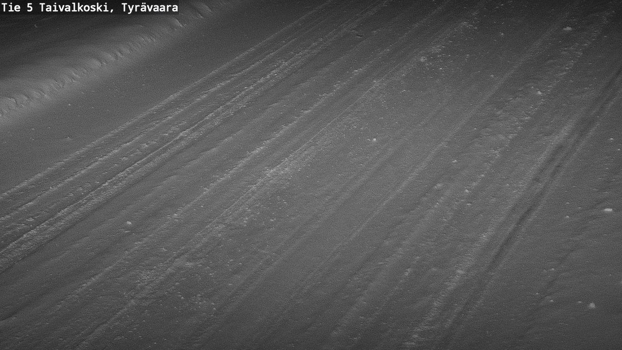 Weather Camera Image Road 5 Taivalkoski, Tyrävaara, Taivalkoski, Pohjois-Pohjanmaa