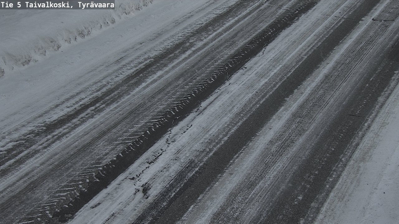 Weather Camera Image Road 5 Taivalkoski, Tyrävaara, Taivalkoski, Pohjois-Pohjanmaa