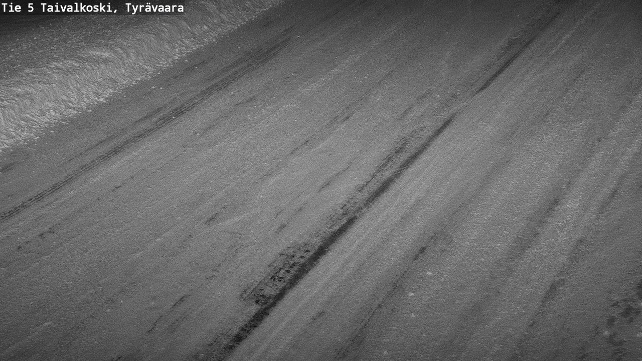 Weather Camera Image Road 5 Taivalkoski, Tyrävaara, Taivalkoski, Pohjois-Pohjanmaa