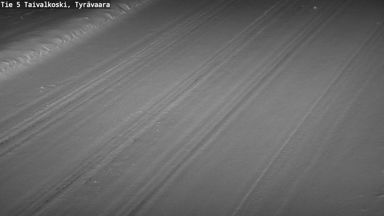Weather Camera Image Road 5 Taivalkoski, Tyrävaara, Taivalkoski, Pohjois-Pohjanmaa