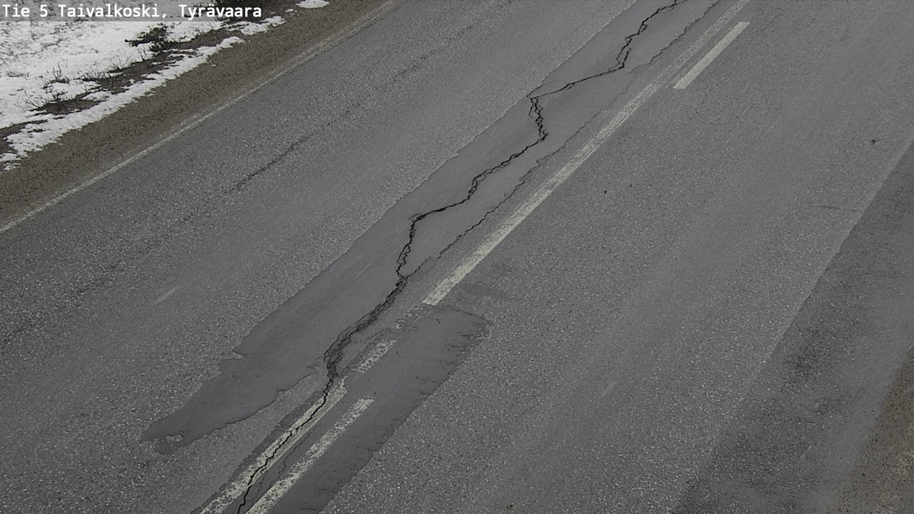 Kelikamerat Kuva Tie 5 Taivalkoski, Tyrävaara, Taivalkoski, Pohjois-Pohjanmaa