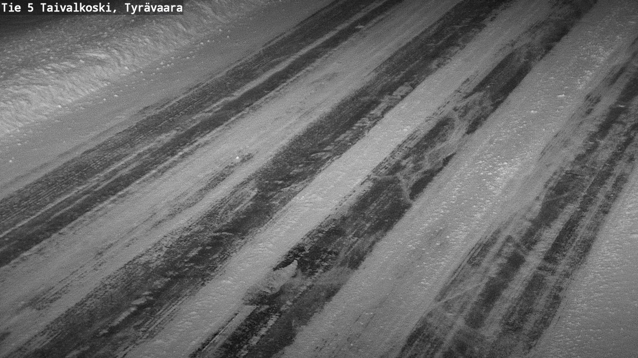 Weather Camera Image Väg 5 Taivalkoski, Tyrävaara, Taivalkoski, Pohjois-Pohjanmaa