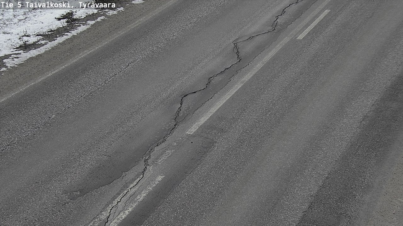 Kelikamerat Kuva Tie 5 Taivalkoski, Tyrävaara, Taivalkoski, Pohjois-Pohjanmaa