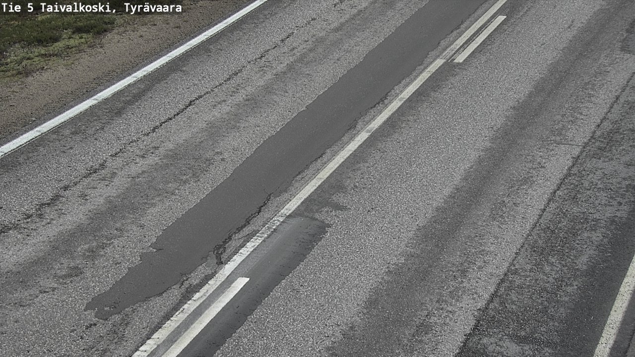 Kelikamerat Kuva Tie 5 Taivalkoski, Tyrävaara, Taivalkoski, Pohjois-Pohjanmaa