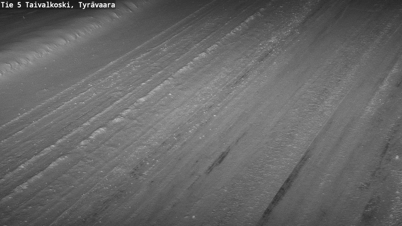 Weather Camera Image Road 5 Taivalkoski, Tyrävaara, Taivalkoski, Pohjois-Pohjanmaa