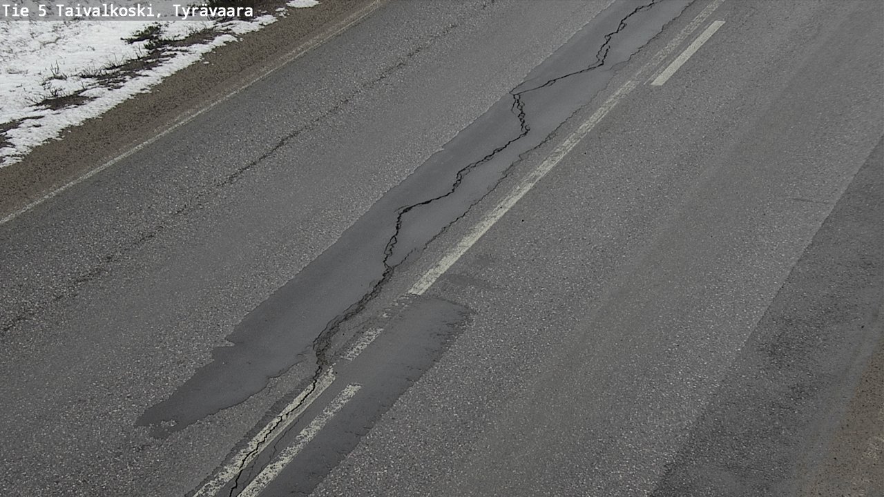 Kelikamerat Kuva Tie 5 Taivalkoski, Tyrävaara, Taivalkoski, Pohjois-Pohjanmaa