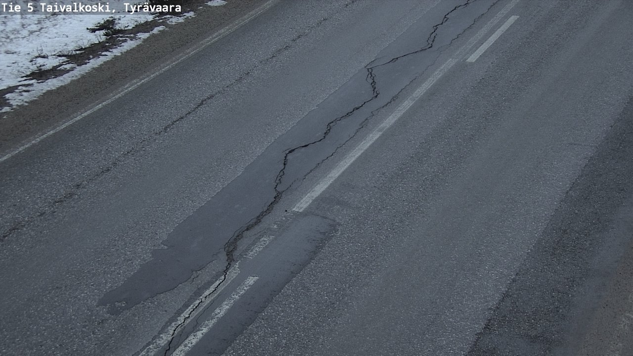 Kelikamerat Kuva Tie 5 Taivalkoski, Tyrävaara, Taivalkoski, Pohjois-Pohjanmaa