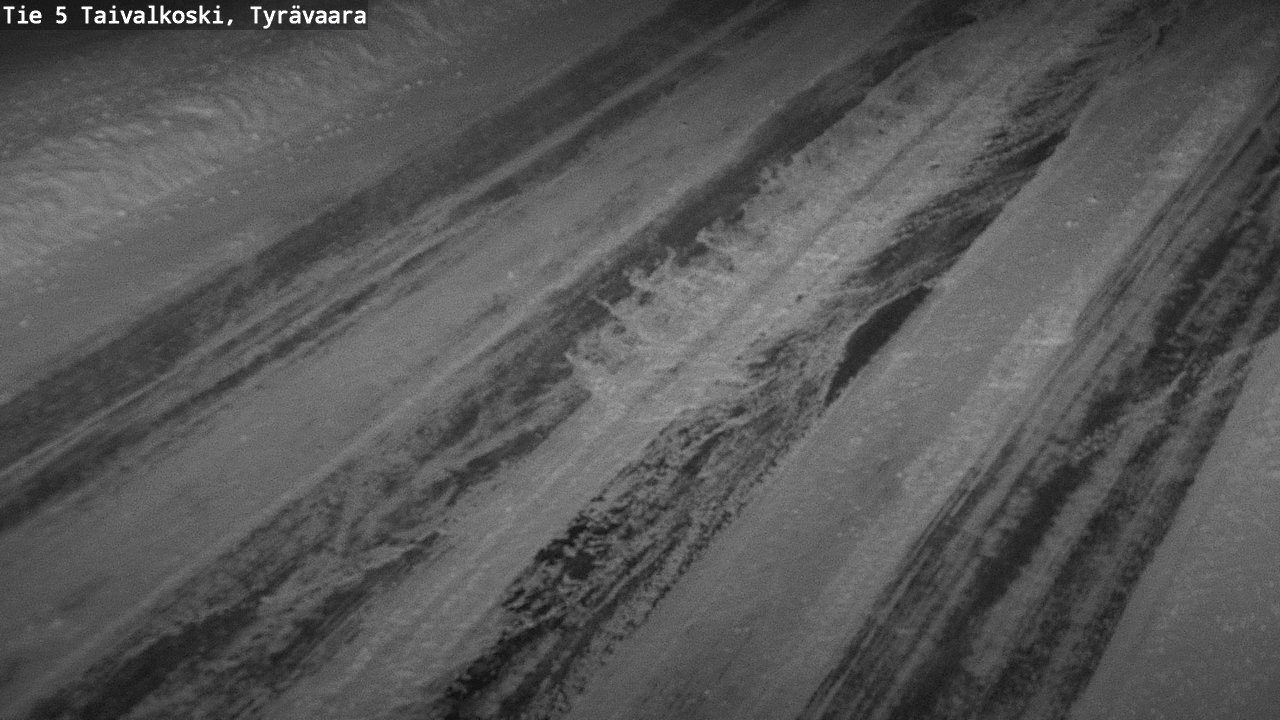 Weather Camera Image Väg 5 Taivalkoski, Tyrävaara, Taivalkoski, Pohjois-Pohjanmaa