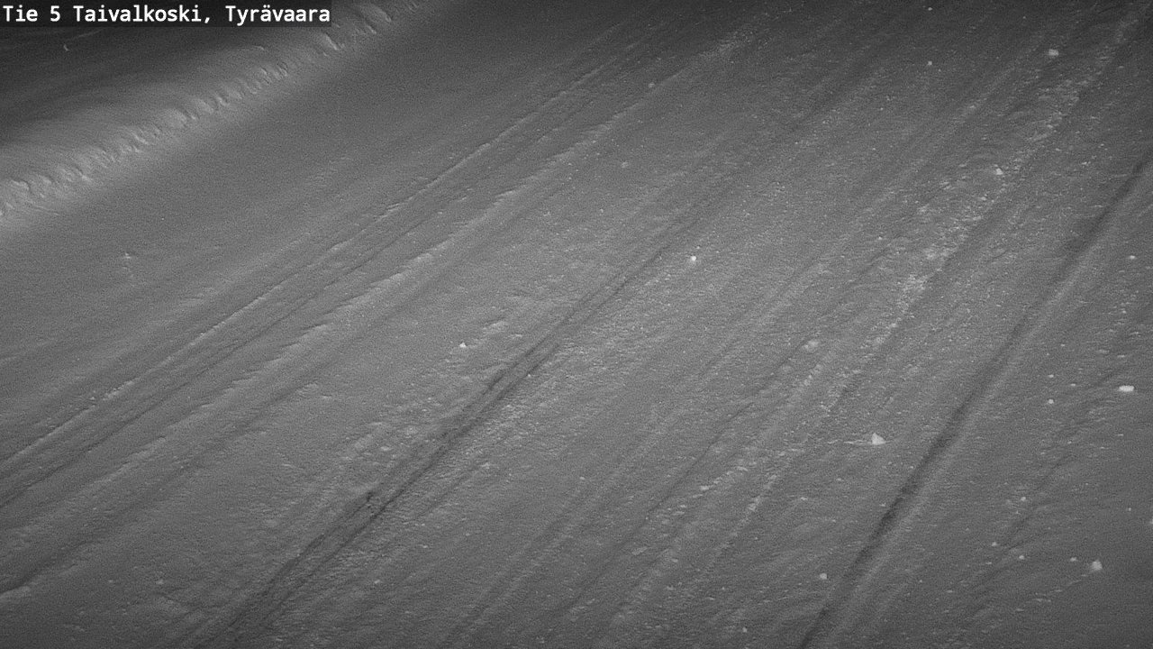 Weather Camera Image Road 5 Taivalkoski, Tyrävaara, Taivalkoski, Pohjois-Pohjanmaa