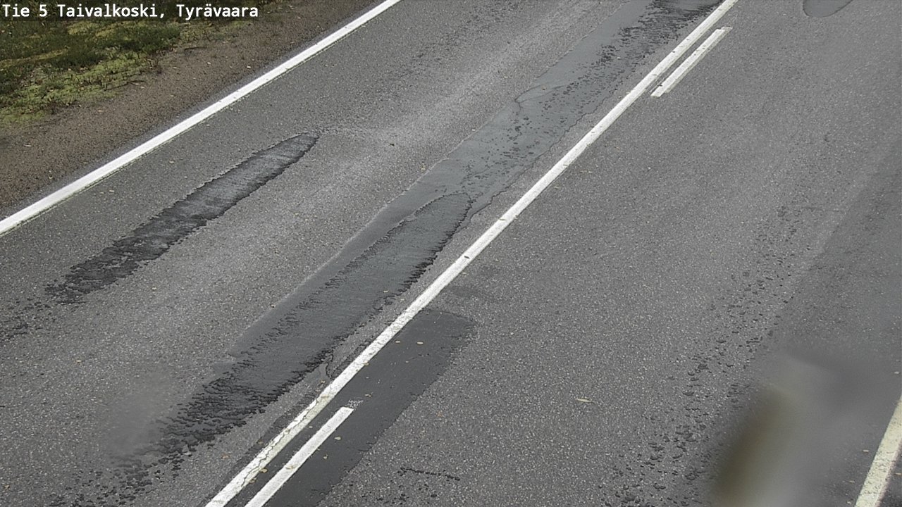 Weather Camera Image Road 5 Taivalkoski, Tyrävaara, Taivalkoski, Pohjois-Pohjanmaa