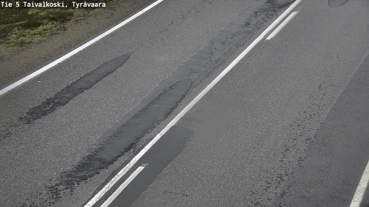 Weather Camera Image Road 5 Taivalkoski, Tyrävaara, Taivalkoski, Pohjois-Pohjanmaa
