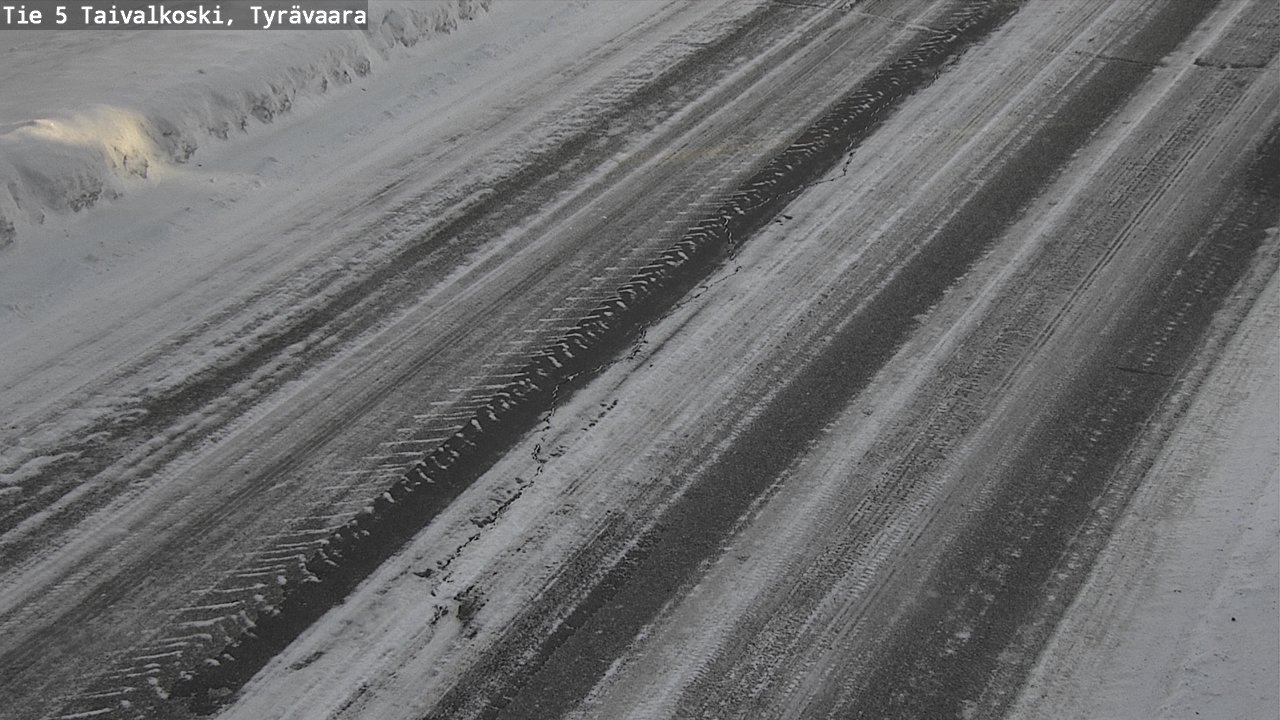Kelikamerat Kuva Tie 5 Taivalkoski, Tyrävaara, Taivalkoski, Pohjois-Pohjanmaa