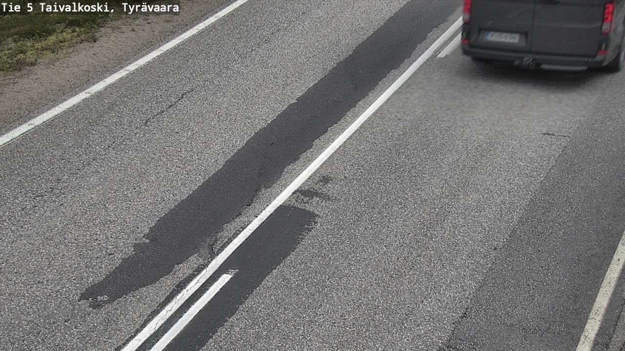 Weather Camera Image Road 5 Taivalkoski, Tyrävaara, Taivalkoski, Pohjois-Pohjanmaa
