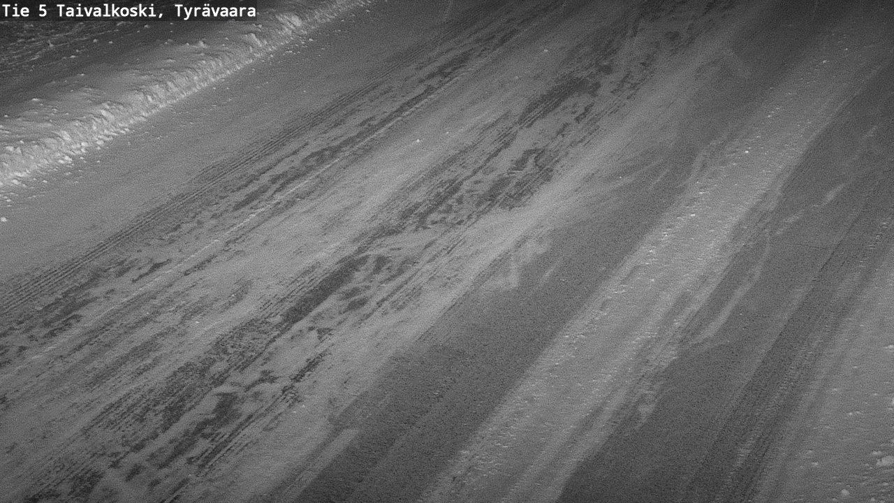Weather Camera Image Road 5 Taivalkoski, Tyrävaara, Taivalkoski, Pohjois-Pohjanmaa