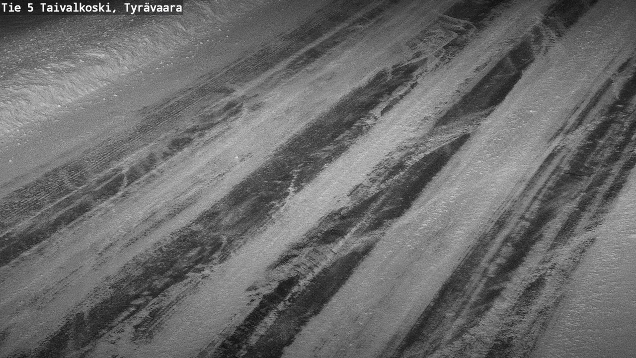 Weather Camera Image Väg 5 Taivalkoski, Tyrävaara, Taivalkoski, Pohjois-Pohjanmaa