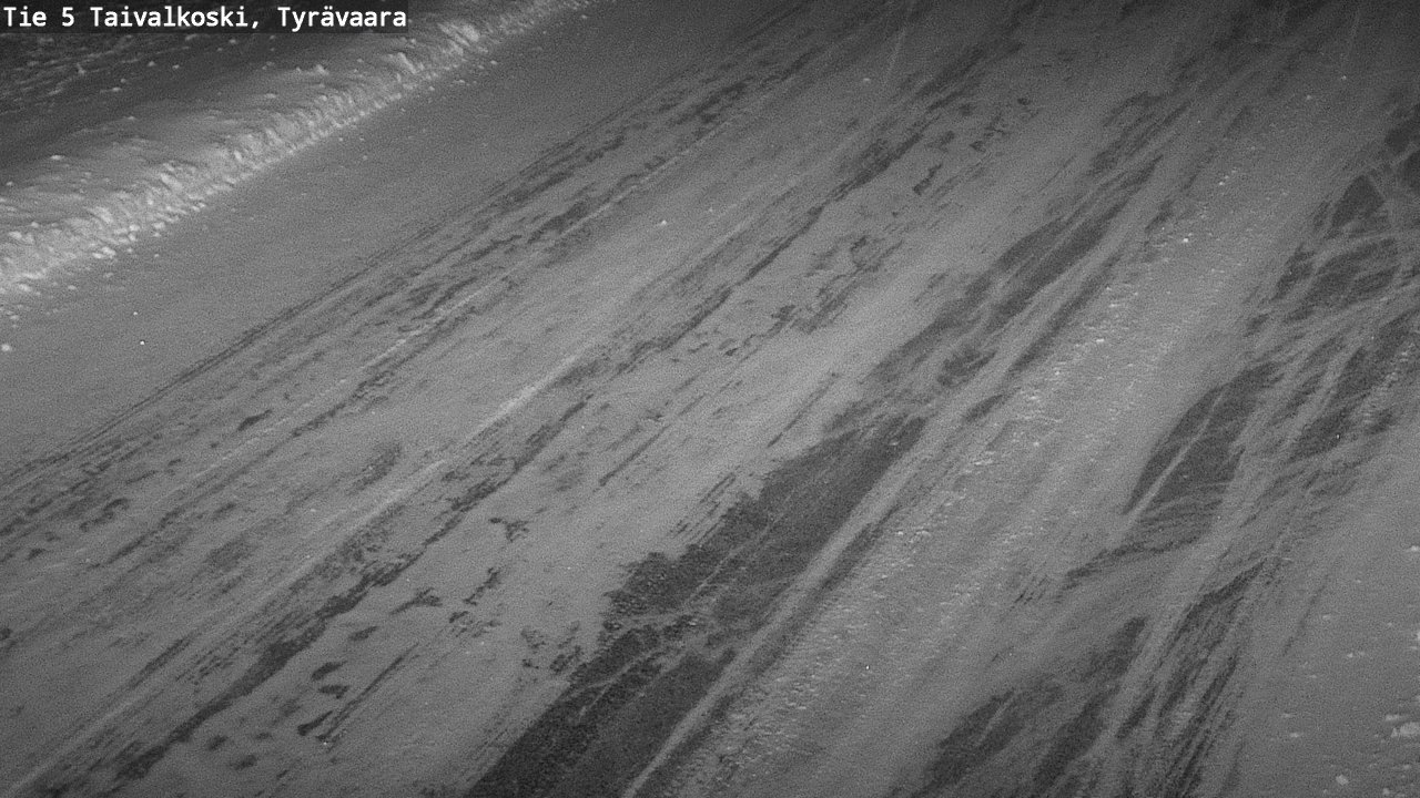 Weather Camera Image Road 5 Taivalkoski, Tyrävaara, Taivalkoski, Pohjois-Pohjanmaa