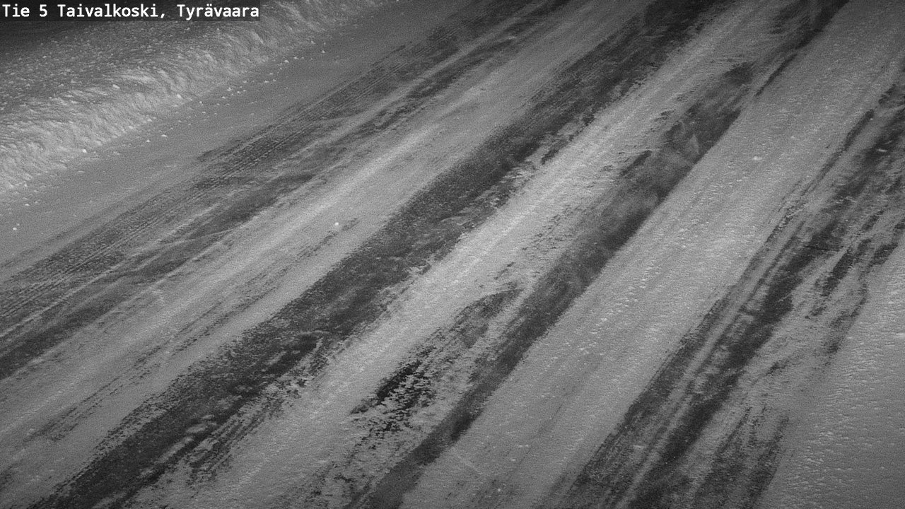 Weather Camera Image Väg 5 Taivalkoski, Tyrävaara, Taivalkoski, Pohjois-Pohjanmaa