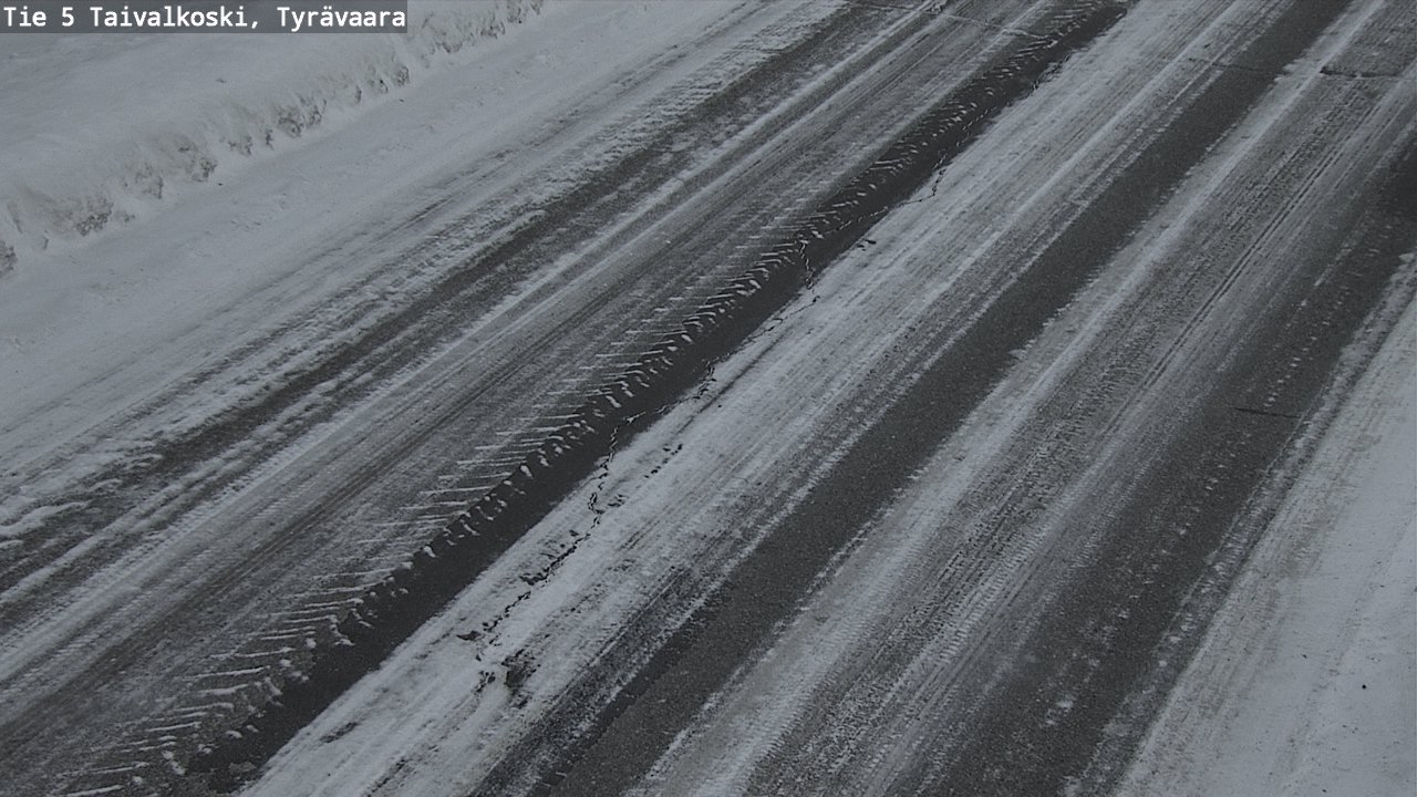Weather Camera Image Road 5 Taivalkoski, Tyrävaara, Taivalkoski, Pohjois-Pohjanmaa