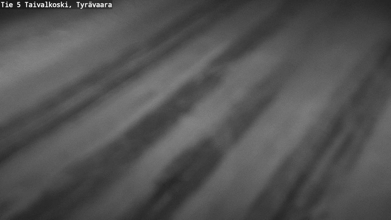 Weather Camera Image Väg 5 Taivalkoski, Tyrävaara, Taivalkoski, Pohjois-Pohjanmaa