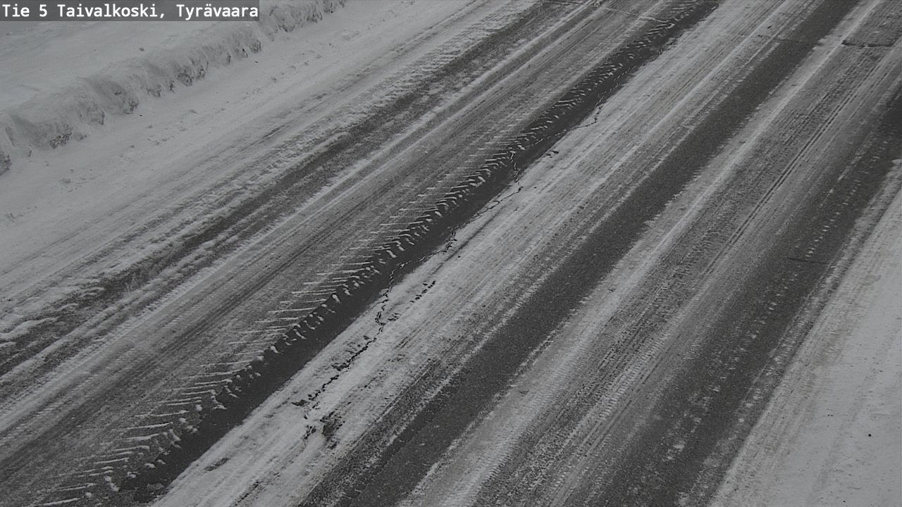 Kelikamerat Kuva Tie 5 Taivalkoski, Tyrävaara, Taivalkoski, Pohjois-Pohjanmaa