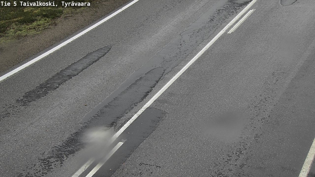 Weather Camera Image Road 5 Taivalkoski, Tyrävaara, Taivalkoski, Pohjois-Pohjanmaa