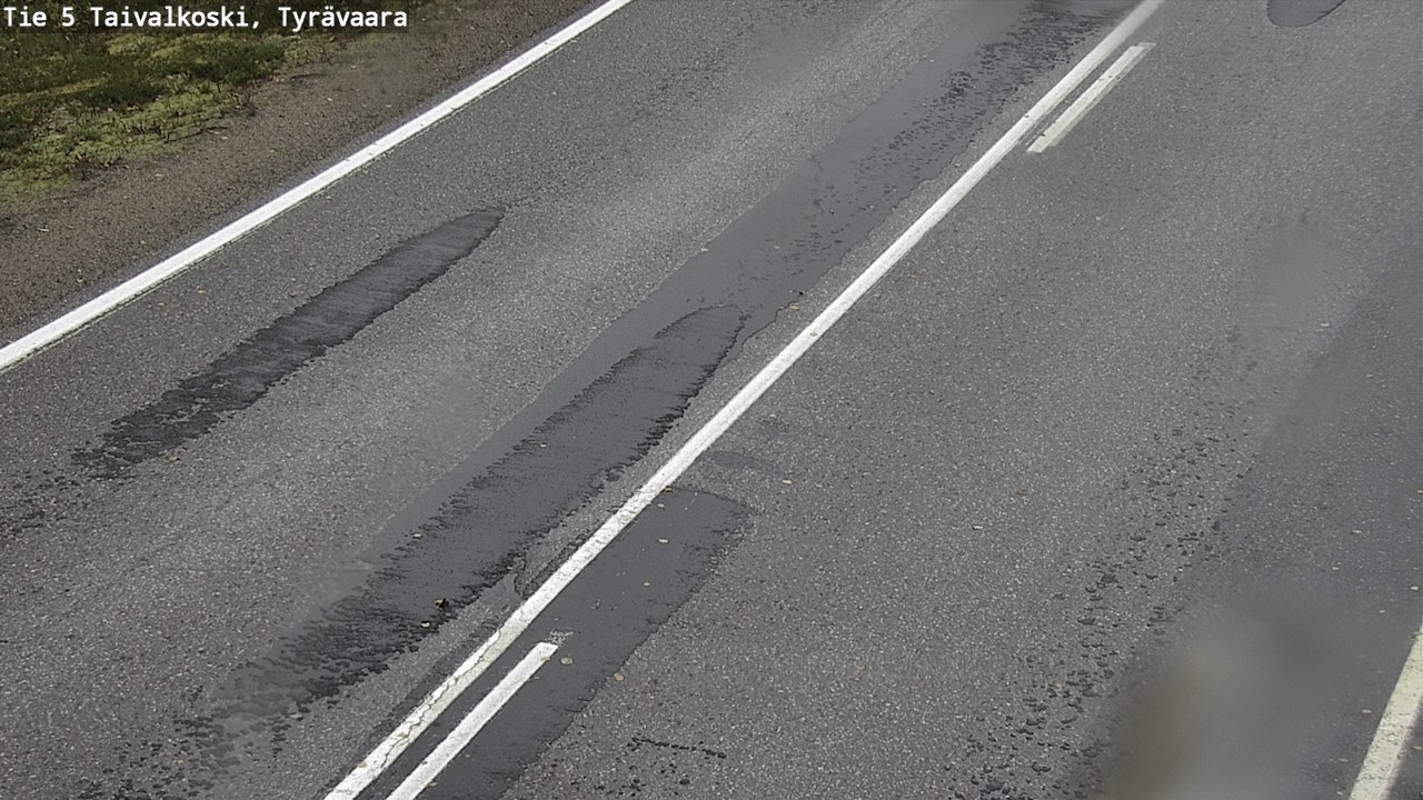 Weather Camera Image Road 5 Taivalkoski, Tyrävaara, Taivalkoski, Pohjois-Pohjanmaa
