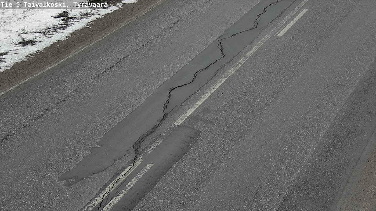 Kelikamerat Kuva Tie 5 Taivalkoski, Tyrävaara, Taivalkoski, Pohjois-Pohjanmaa