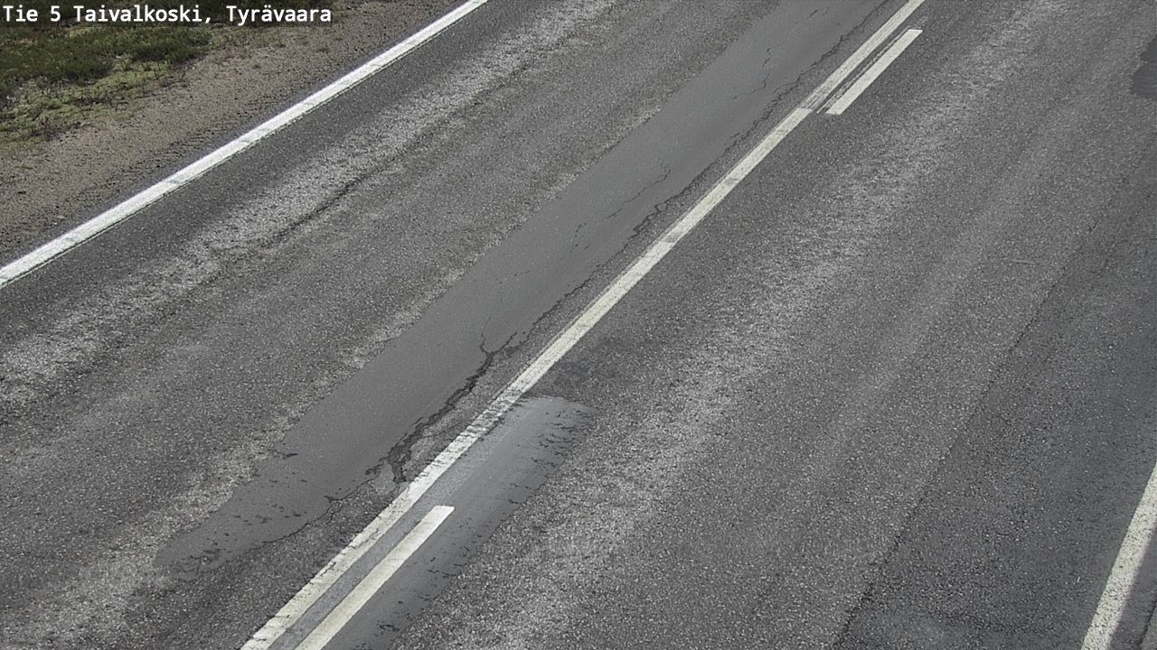 Kelikamerat Kuva Tie 5 Taivalkoski, Tyrävaara, Taivalkoski, Pohjois-Pohjanmaa