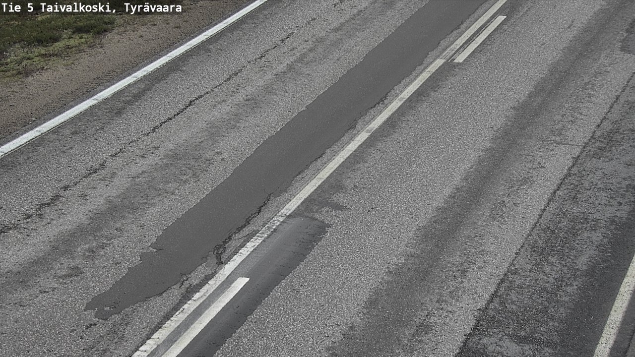 Kelikamerat Kuva Tie 5 Taivalkoski, Tyrävaara, Taivalkoski, Pohjois-Pohjanmaa