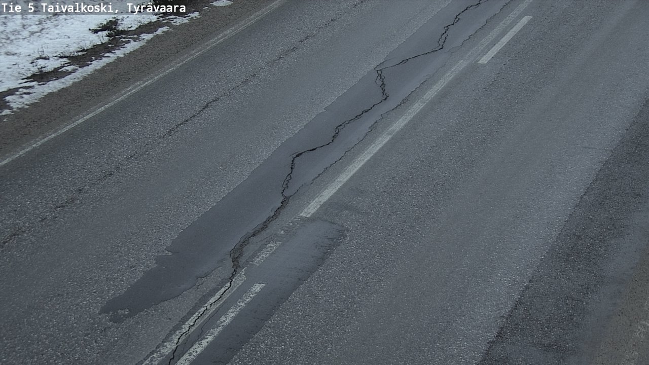 Kelikamerat Kuva Tie 5 Taivalkoski, Tyrävaara, Taivalkoski, Pohjois-Pohjanmaa