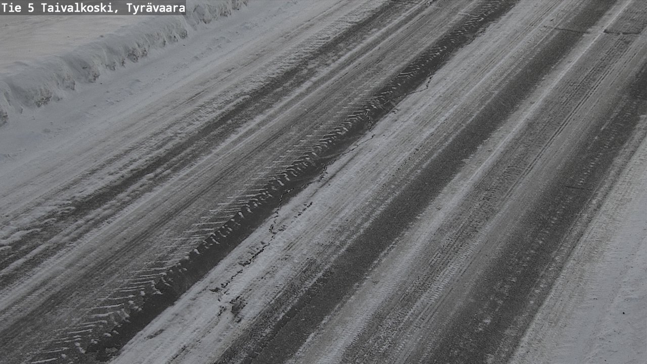 Kelikamerat Kuva Tie 5 Taivalkoski, Tyrävaara, Taivalkoski, Pohjois-Pohjanmaa