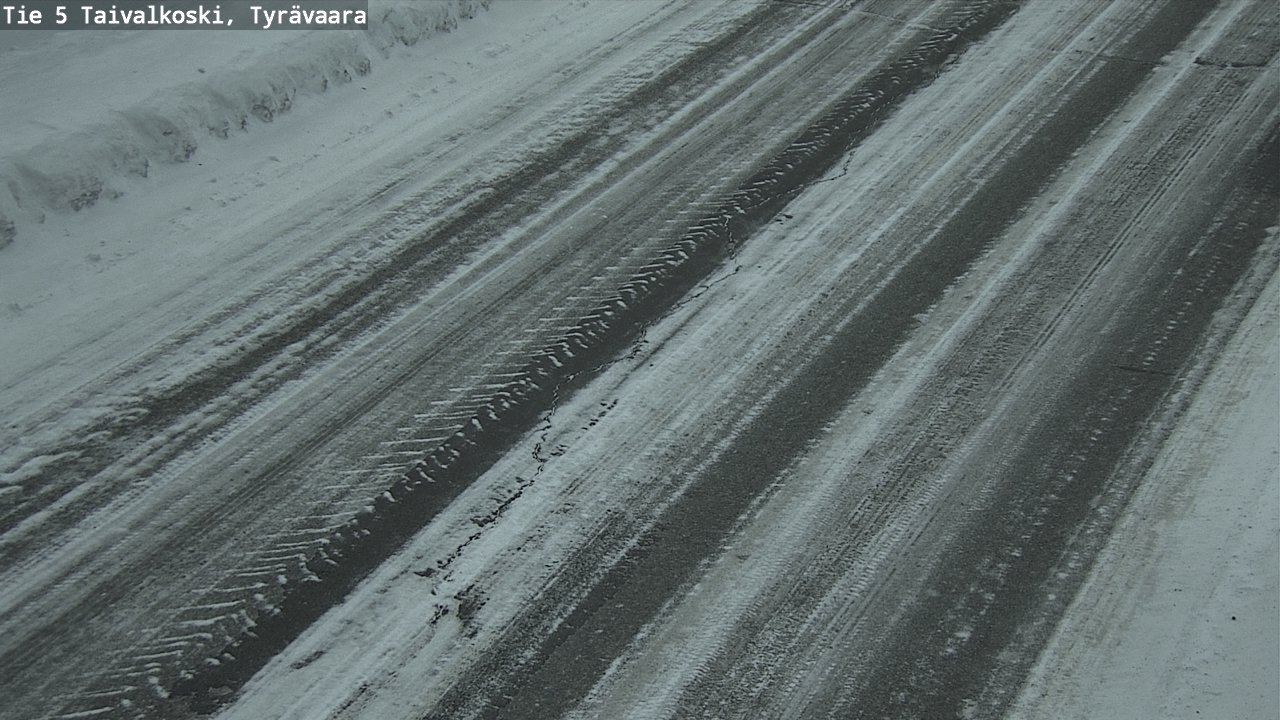 Kelikamerat Kuva Tie 5 Taivalkoski, Tyrävaara, Taivalkoski, Pohjois-Pohjanmaa