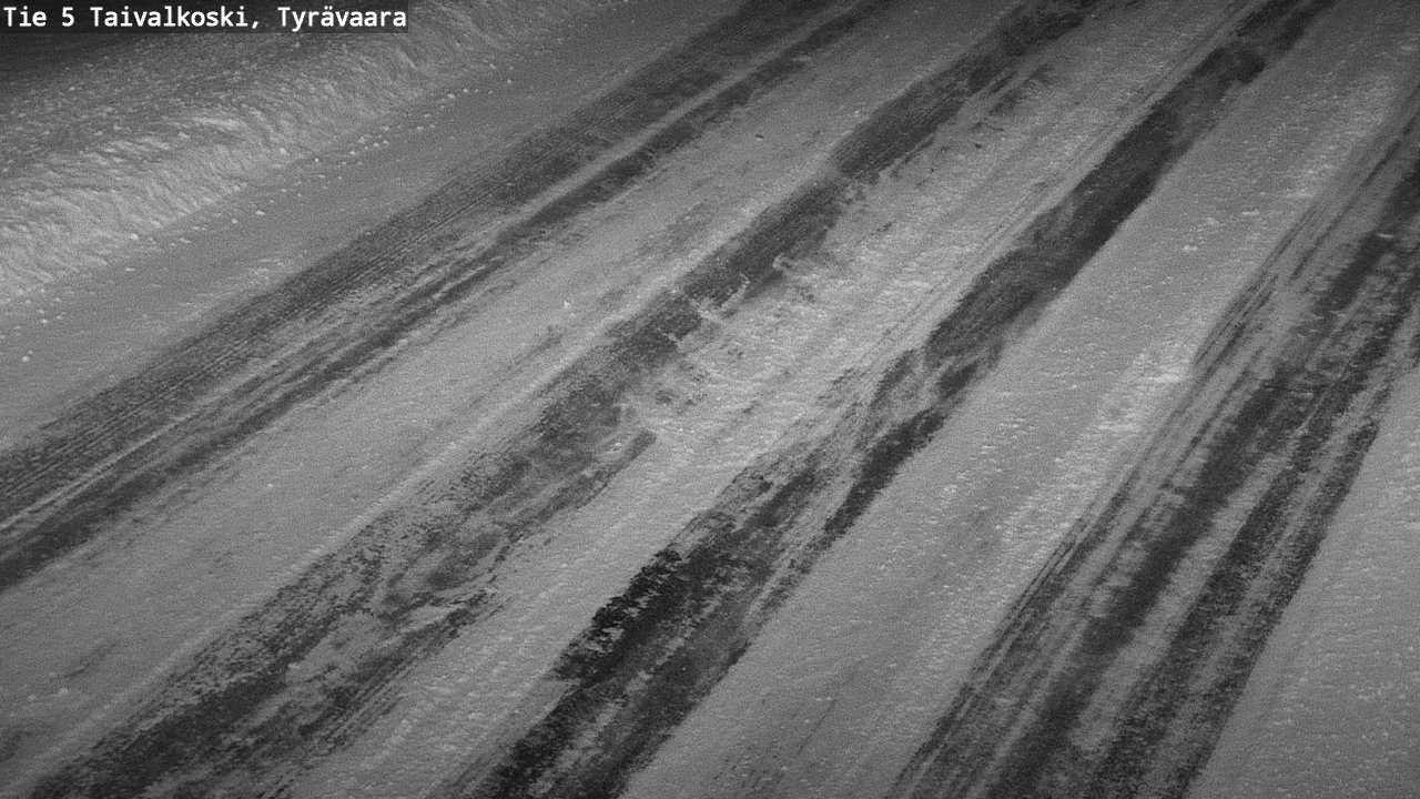 Weather Camera Image Väg 5 Taivalkoski, Tyrävaara, Taivalkoski, Pohjois-Pohjanmaa