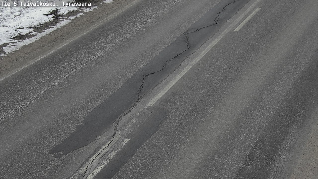 Kelikamerat Kuva Tie 5 Taivalkoski, Tyrävaara, Taivalkoski, Pohjois-Pohjanmaa