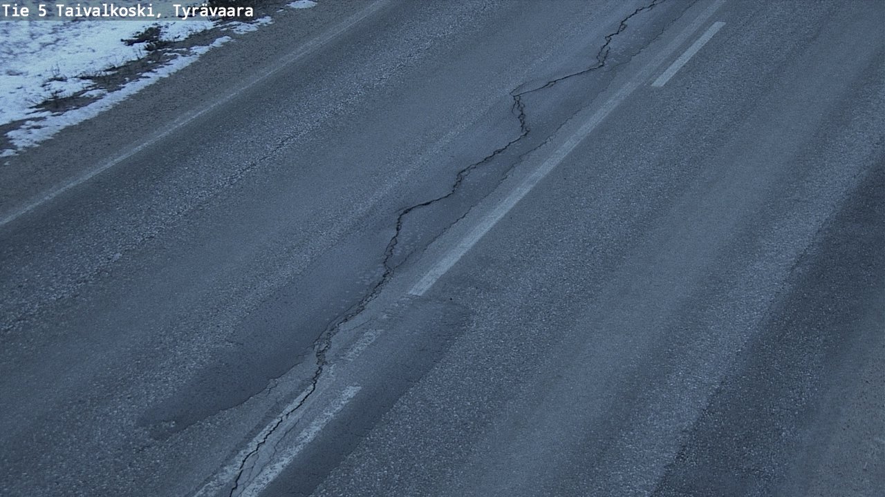 Kelikamerat Kuva Tie 5 Taivalkoski, Tyrävaara, Taivalkoski, Pohjois-Pohjanmaa