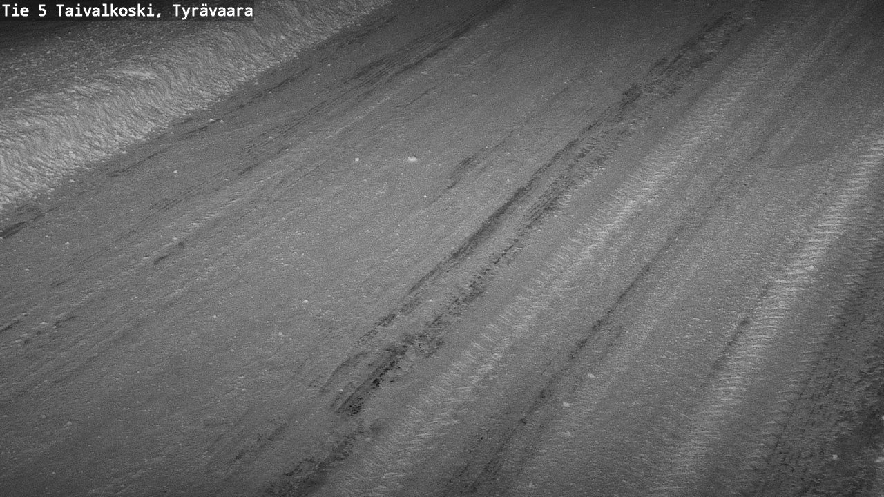 Weather Camera Image Road 5 Taivalkoski, Tyrävaara, Taivalkoski, Pohjois-Pohjanmaa