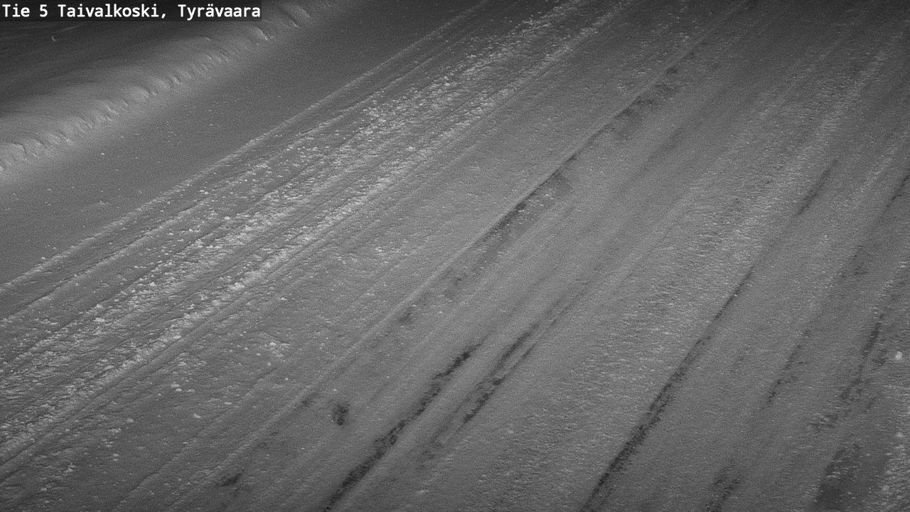 Weather Camera Image Road 5 Taivalkoski, Tyrävaara, Taivalkoski, Pohjois-Pohjanmaa