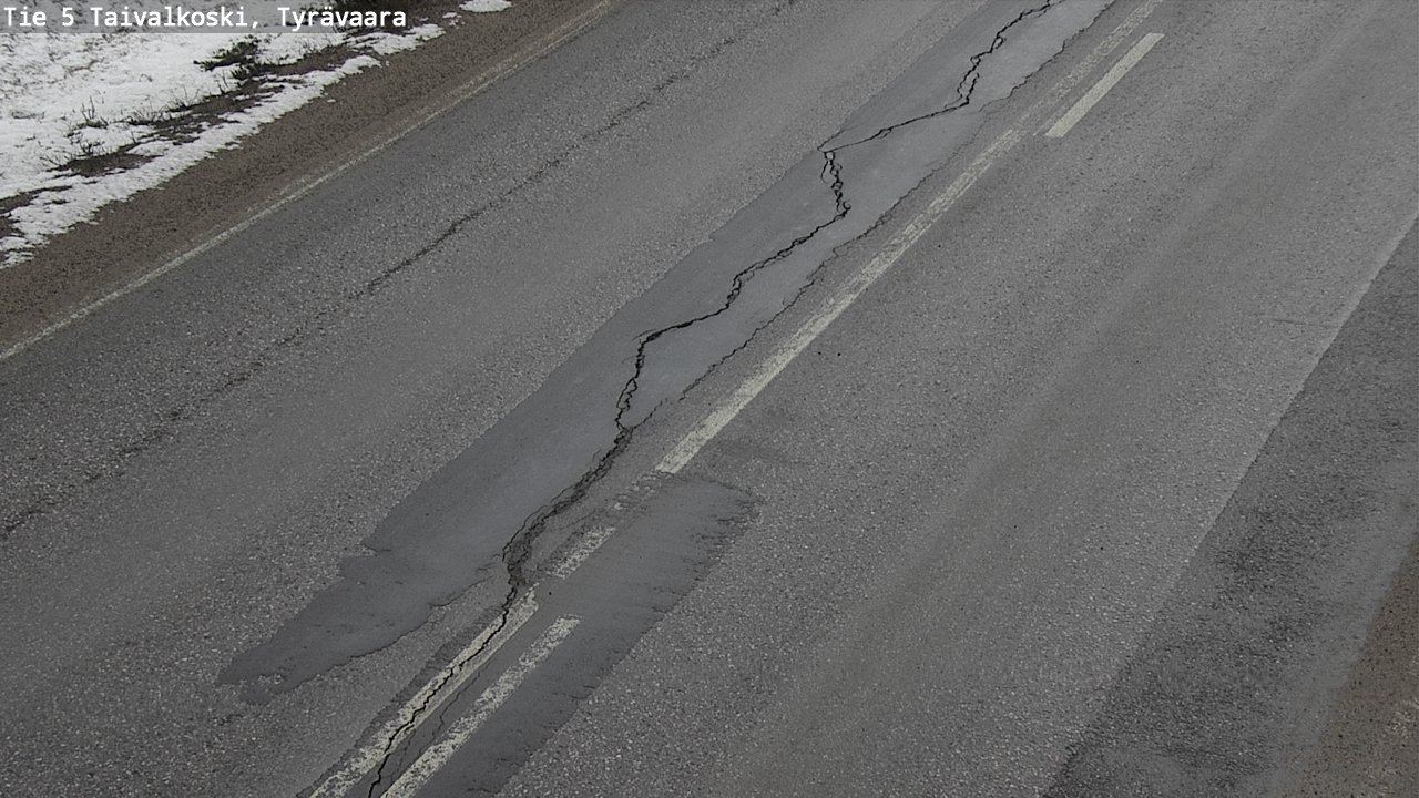 Kelikamerat Kuva Tie 5 Taivalkoski, Tyrävaara, Taivalkoski, Pohjois-Pohjanmaa